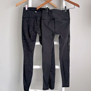 Lululemon 2 pairs of leggings size 4